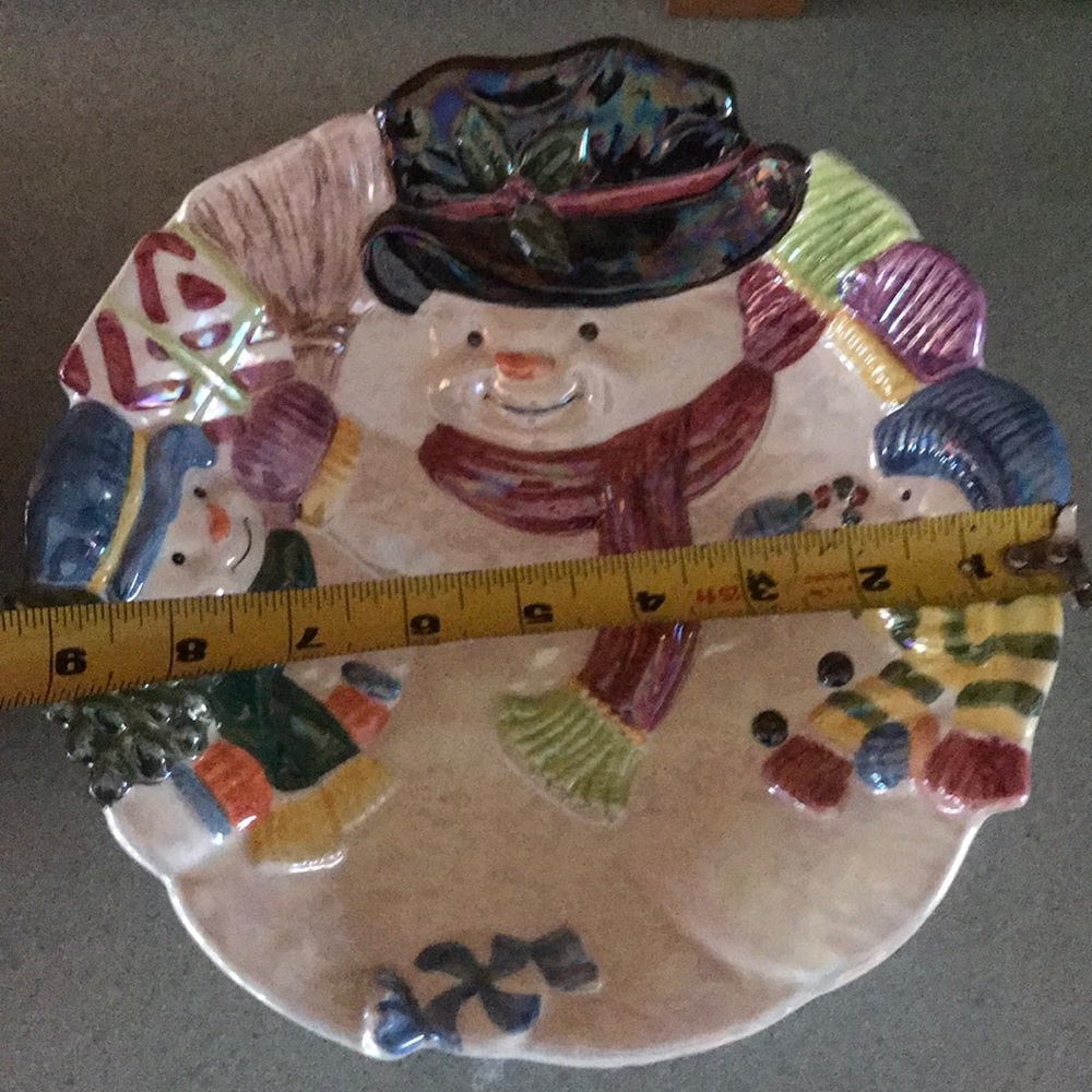 Assorted Ceramic Holiday Plate Decor - Picture 10 of 10